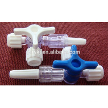 good quality higher quality plastic medical 3 way Y stopcock for IV cannula